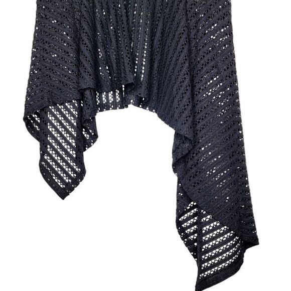 BCBGMaxazria Striped Lace Asymmetrical Hem Top Size S - Picture 9 of 9